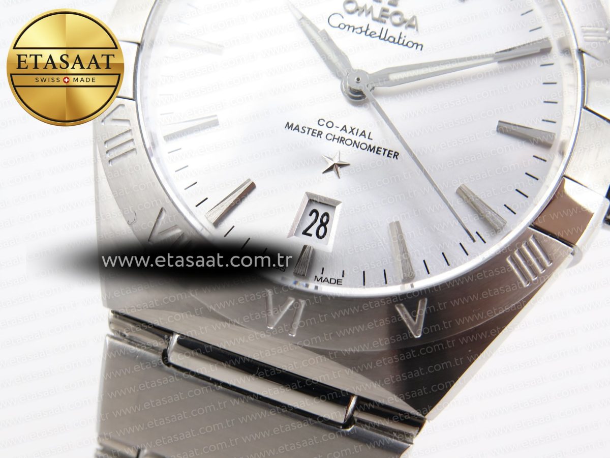 Omega CONSTELLATION 39MM SS SILVER DIAL ON SS BRACELET A8800 - Görsel 13