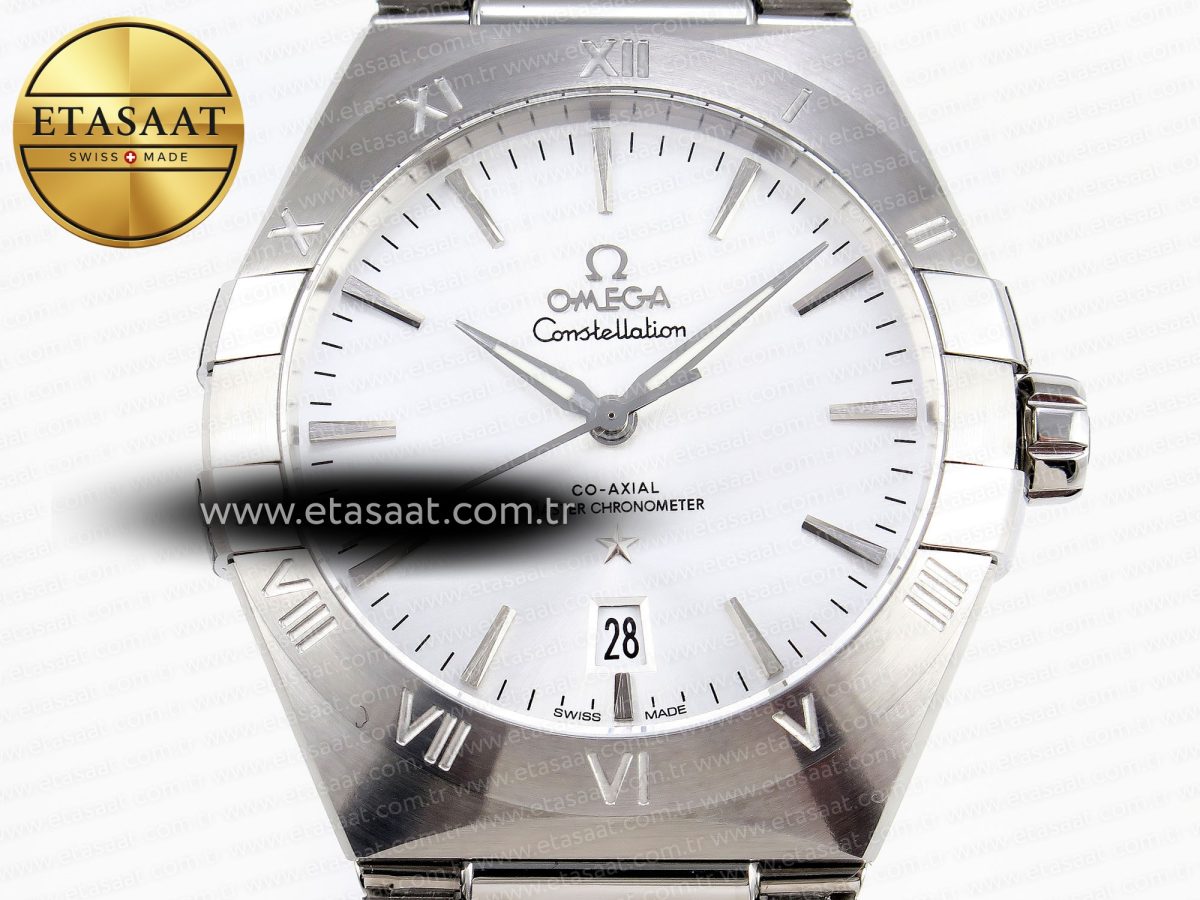 Omega CONSTELLATION 39MM SS SILVER DIAL ON SS BRACELET A8800 - Görsel 4