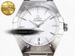 Omega CONSTELLATION 39MM SS SILVER DIAL ON SS BRACELET A8800 - Görsel 4