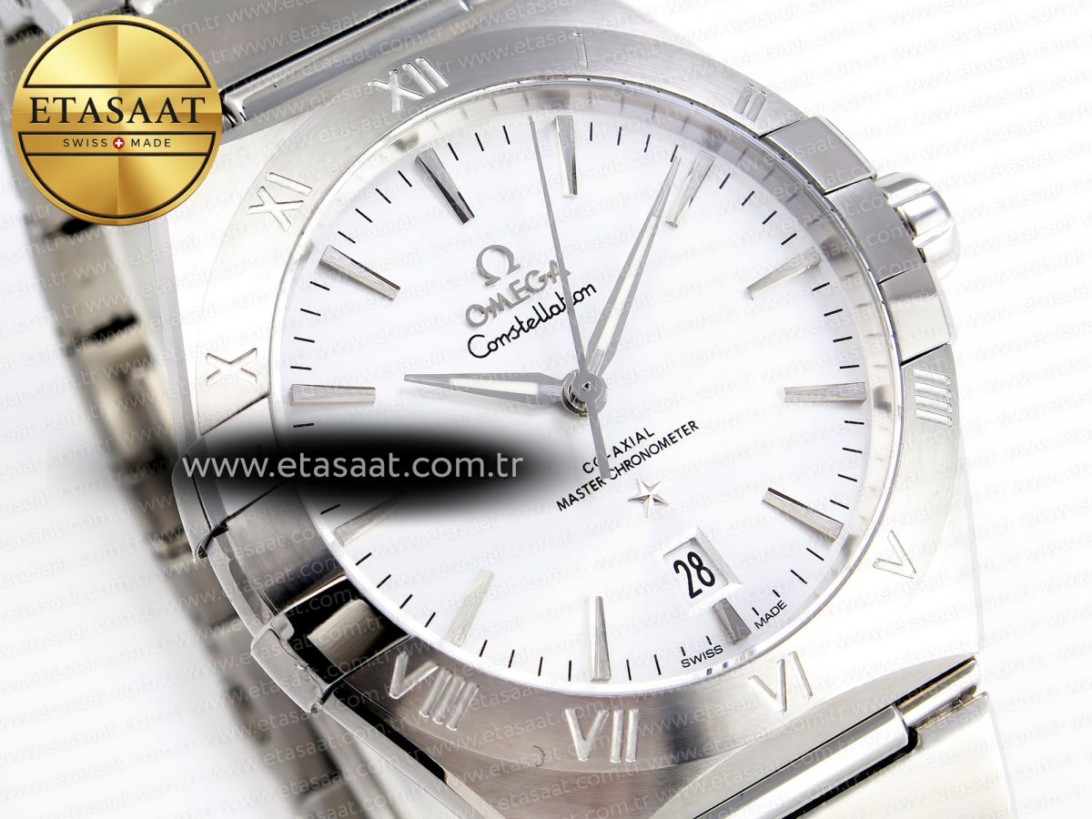 Omega CONSTELLATION 39MM SS SILVER DIAL ON SS BRACELET A8800 - Görsel 5