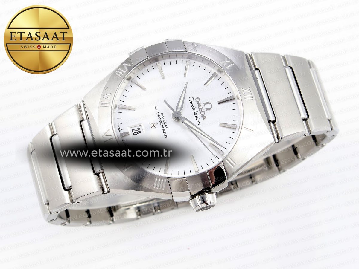Omega CONSTELLATION 39MM SS SILVER DIAL ON SS BRACELET A8800 - Görsel 6