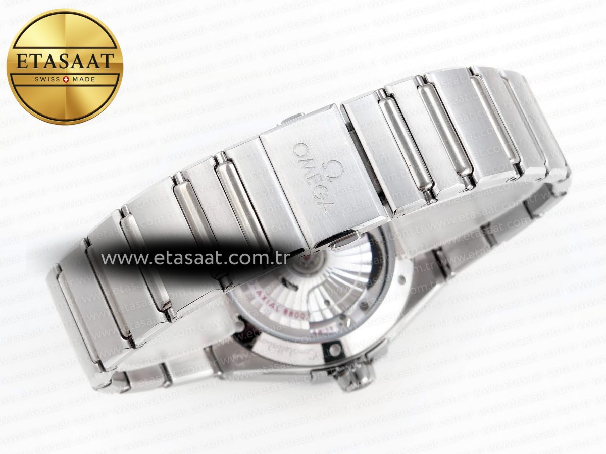 Omega CONSTELLATION 39MM WHITE TEXTURED DIAL ON SS BRACELET A8800 - Görsel 21
