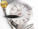 CONSTELLATION 39MM SS ASWF 1:1 BEST EDITION WHITE TEXTURED DIAL ON SS BRACELET A8800 - Görsel 5