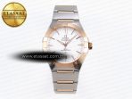 Omega CONSTELLATION 39MM SS/RG WHITE DIAL ON SS/RG BRACELET A8800 - Görsel 3
