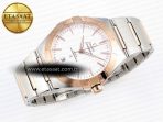 Omega CONSTELLATION 39MM SS/RG WHITE DIAL ON SS/RG BRACELET A8800 - Görsel 6