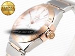 Omega CONSTELLATION 39MM SS/RG WHITE DIAL ON SS/RG BRACELET A8800 - Görsel 7