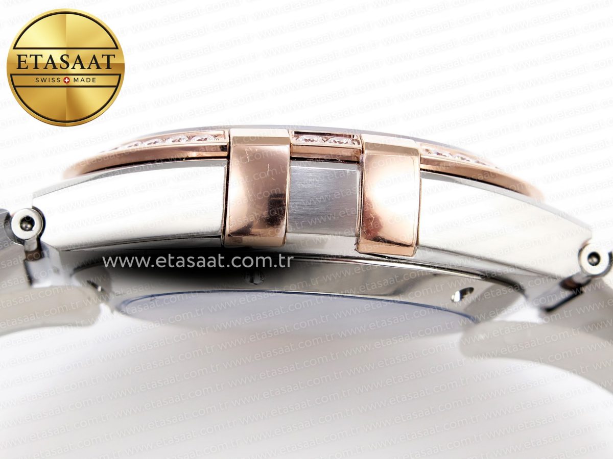 Omega CONSTELLATION 39MM SS/YG WHITE DIAMONDS DIAL ON SS/RG A8800 - Görsel 10