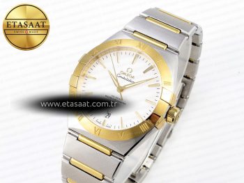 CONSTELLATION 39MM SS/YG ASWF 1:1 BEST EDITION WHITE DIAL ON SS/YG BRACELET A8800
