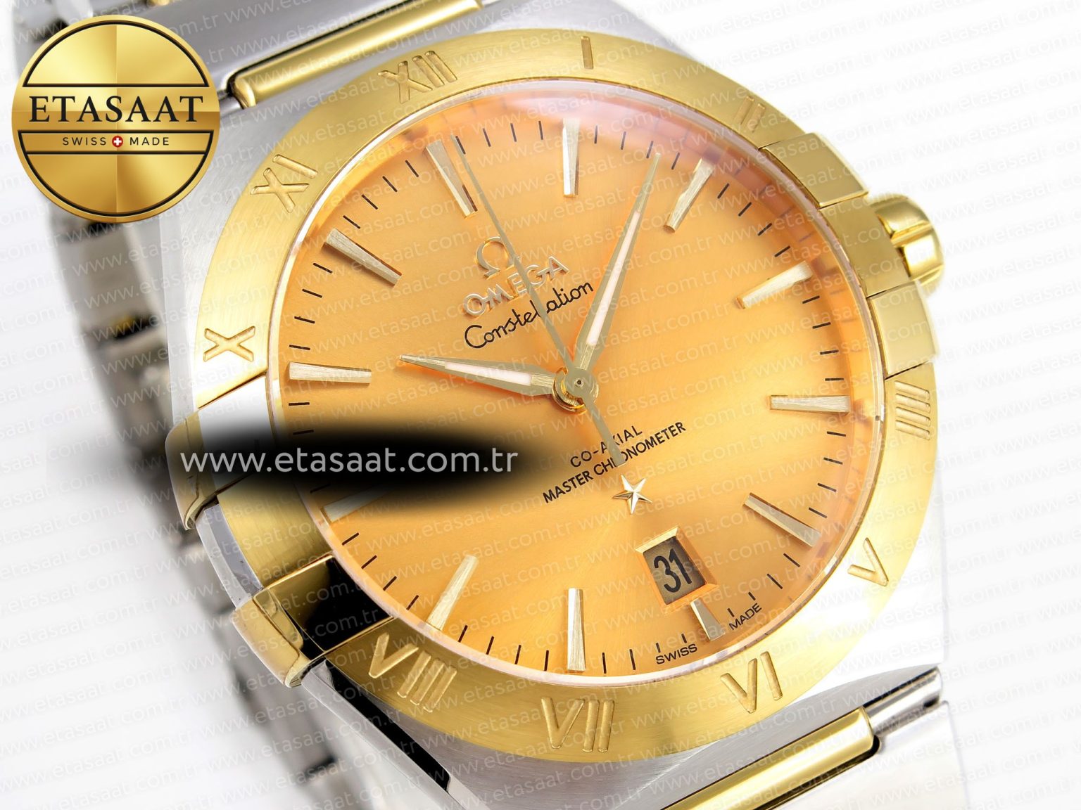 CONSTELLATION 39MM SS/YG ASWF 1:1 BEST EDITION YG DIAL ON SS/YG BRACELET A8800 - Görsel 5