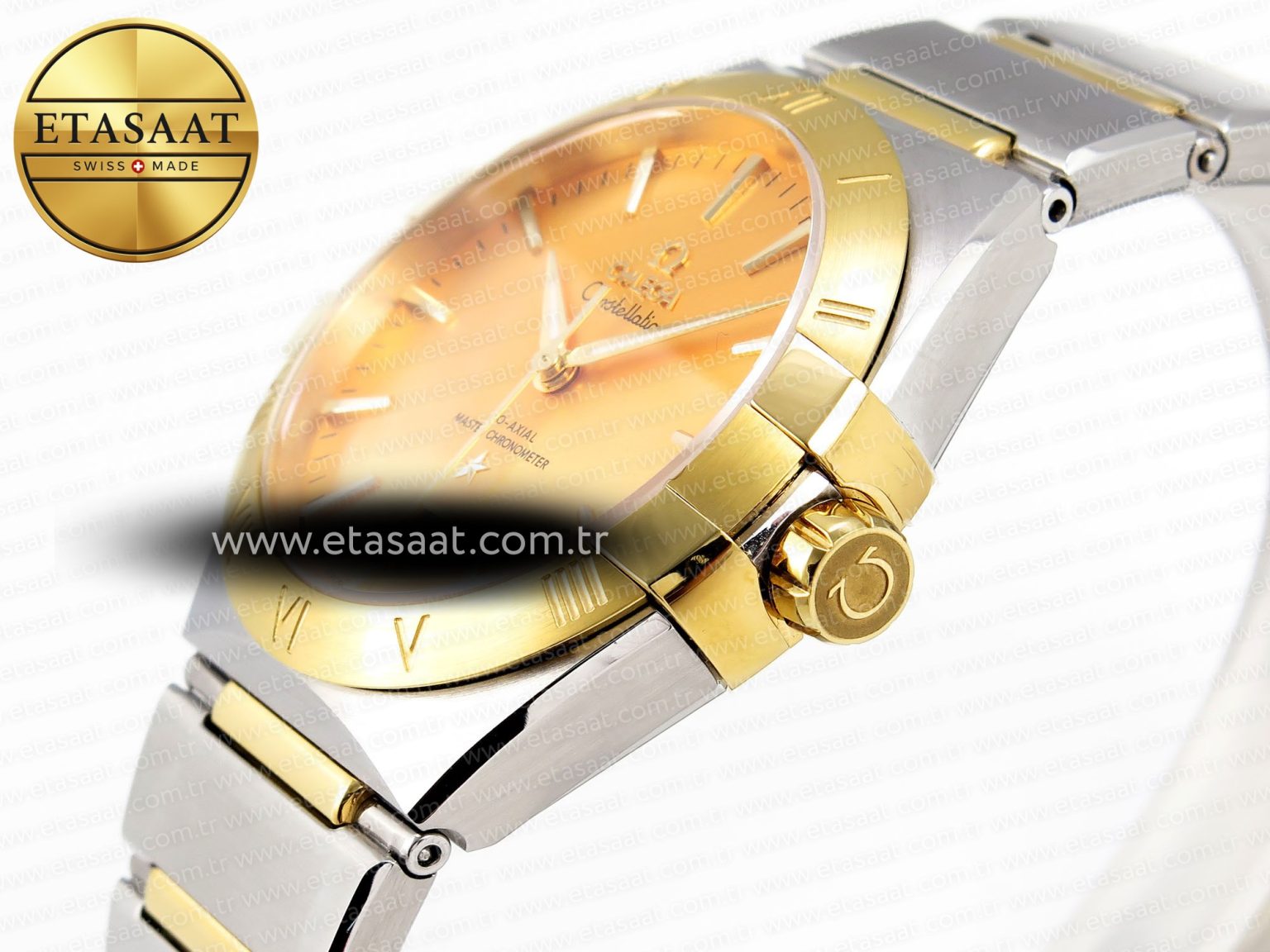 CONSTELLATION 39MM SS/YG ASWF 1:1 BEST EDITION YG DIAL ON SS/YG BRACELET A8800 - Görsel 7