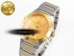 CONSTELLATION 39MM SS/YG ASWF 1:1 BEST EDITION YG DIAMONDS DIAL ON SS/YG BRACELET A8800