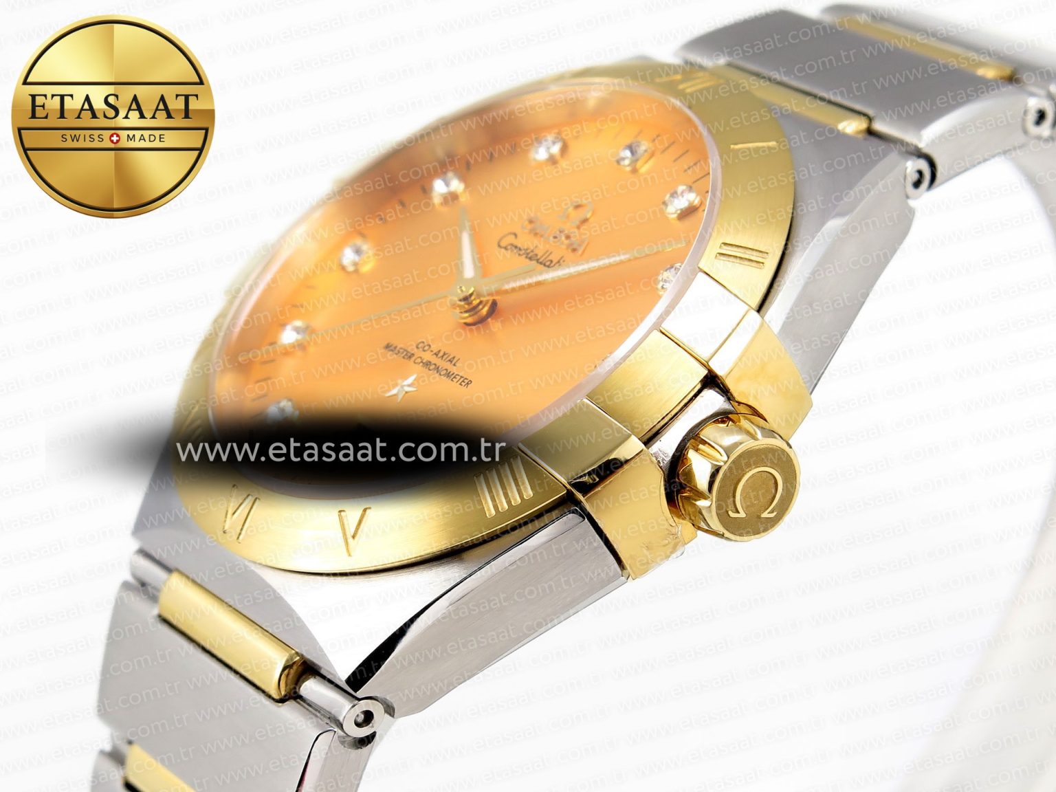 CONSTELLATION 39MM SS/YG ASWF 1:1 BEST EDITION YG DIAMONDS DIAL ON SS/YG BRACELET A8800 - Görsel 7