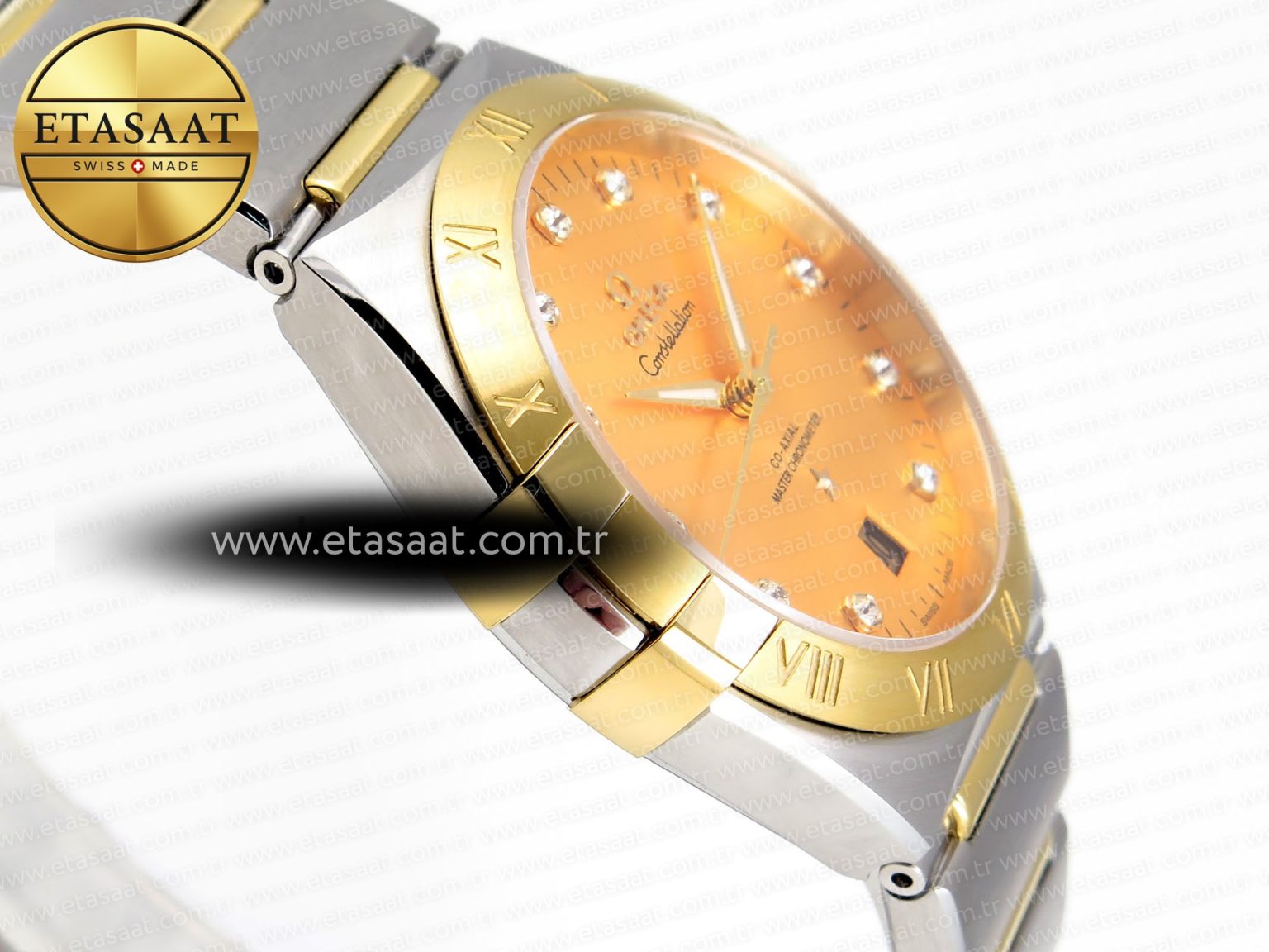 CONSTELLATION 39MM SS/YG ASWF 1:1 BEST EDITION YG DIAMONDS DIAL ON SS/YG BRACELET A8800 - Görsel 8