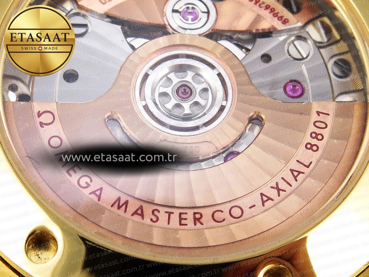 Omega CONSTELLATION 39MM YG DIAMONDS WHITE DIAL ON YG A8801 - Görsel 16