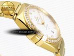 Omega CONSTELLATION 39MM RG DIAMONDS  WHITE DIAMONDS DIAL ON YG A8801 - Görsel 8