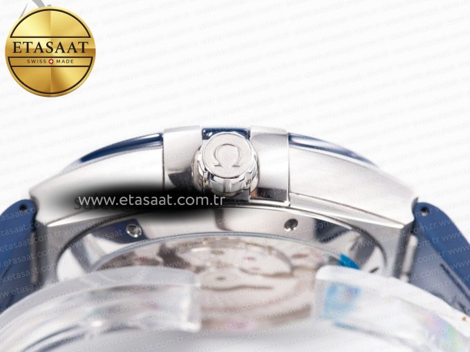 Constellation 41mm Blue Ceramic Bezel SS SBF 1:1 Best Edition White Dial on SS Bracelet A8900 - Görsel 12