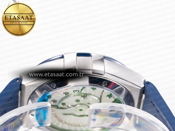 Constellation 41mm Blue Ceramic Bezel SS SBF 1:1 Best Edition White Dial on SS Bracelet A8900 - Görsel 13
