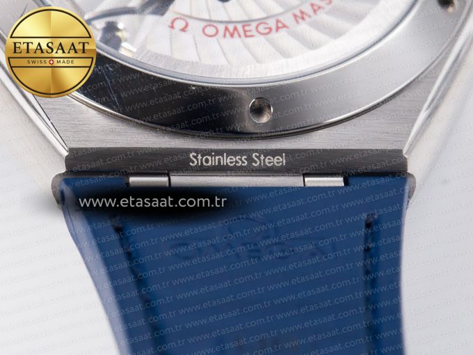 Constellation 41mm Blue Ceramic Bezel SS SBF 1:1 Best Edition White Dial on SS Bracelet A8900 - Görsel 15