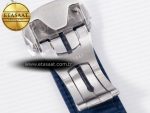 Constellation 41mm Blue Ceramic Bezel SS SBF 1:1 Best Edition White Dial on SS Bracelet A8900 - Görsel 29