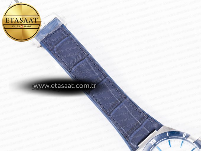 Constellation 41mm Blue Ceramic Bezel SS SBF 1:1 Best Edition White Dial on SS Bracelet A8900 - Görsel 34