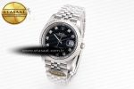 Datejust 126334 41mm Jubilee 904L SS/SS Black/Moissanite Clean VR3235