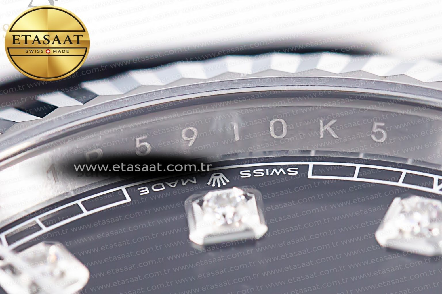 Datejust 126334 41mm Jubilee 904L SS/SS Black/Moissanite Clean VR3235 - Görsel 13