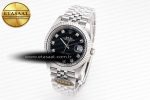 Datejust 126334 41mm Jubilee 904L SS/SS Black/Moissanite Clean VR3235 - Görsel 2