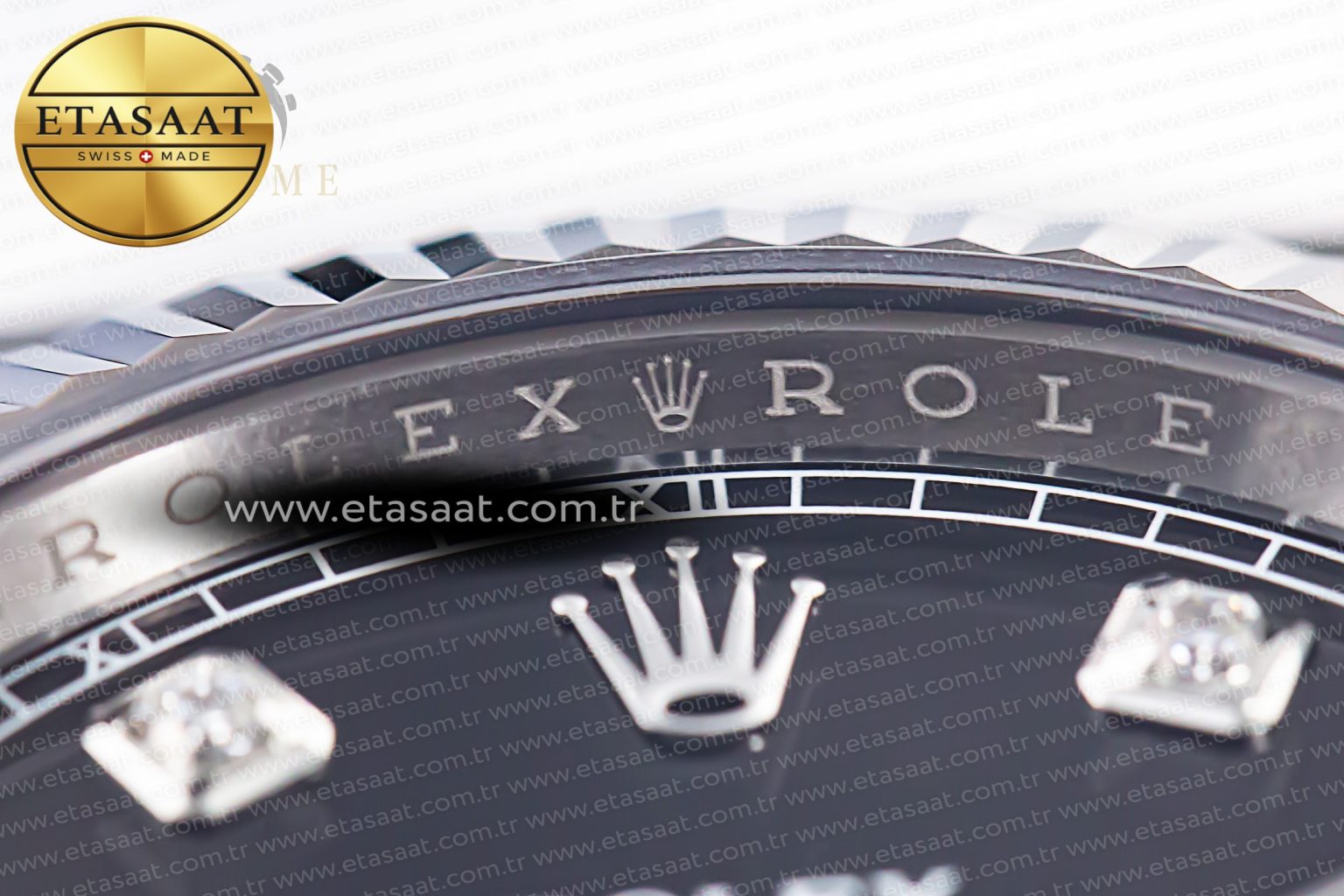 Datejust 126334 41mm Jubilee 904L SS/SS Black/Moissanite Clean VR3235 - Görsel 6