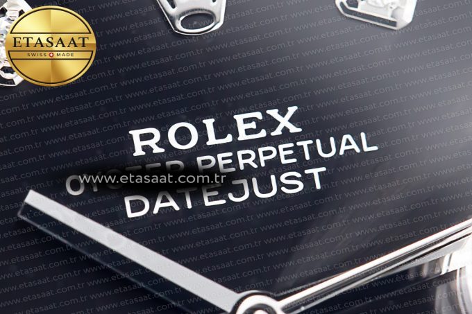 Datejust 126334 41mm Jubilee 904L SS/SS Black/Moissanite Clean VR3235 - Görsel 7