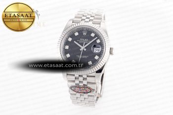 Datejust 126334 41mm Jubilee 904L SS/SS Grey/Moissanite Clean VR3235