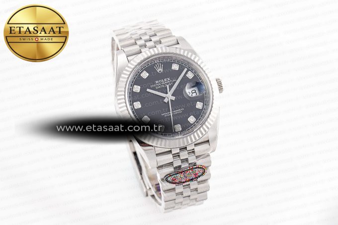 Datejust 126334 41mm Jubilee 904L SS/SS Grey/Moissanite Clean VR3235 - Görsel 5