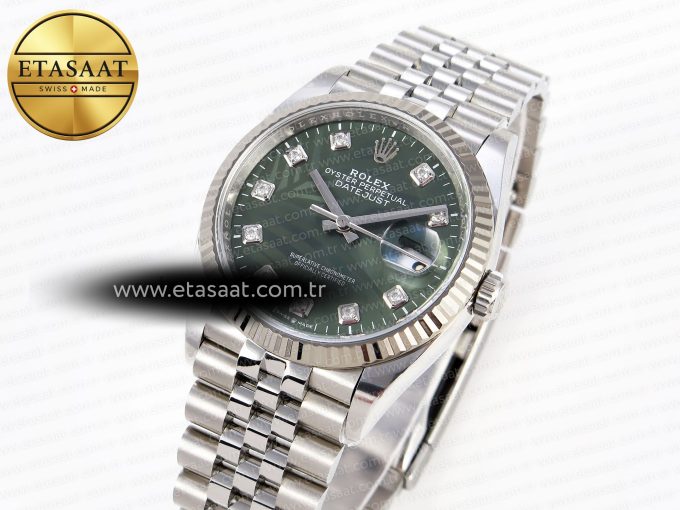 Rolex DateJust 36 126234 STEEL GREEN VR3235 - Görsel 1