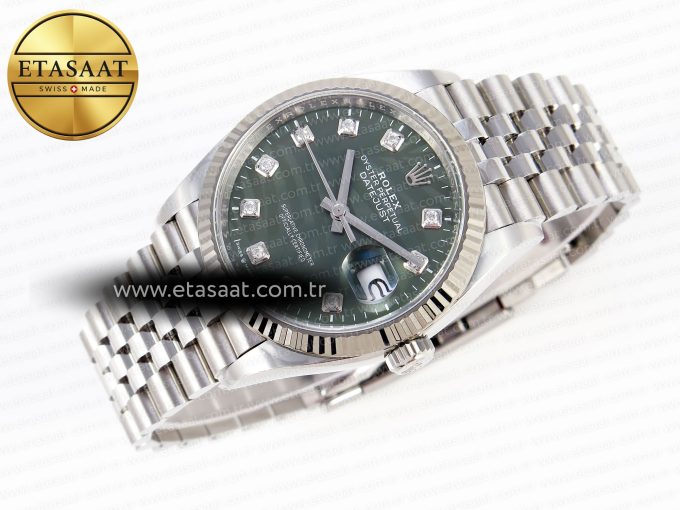 Rolex DateJust 36 126234 STEEL GREEN VR3235 - Görsel 4