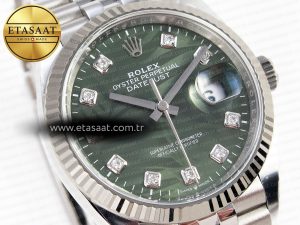 Rolex DateJust 36 126234 STEEL GREEN VR3235 - Görsel 6