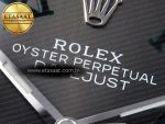 DATEJUST 36 SS 126200 VSF 1:1 BEST EDITION 904L STEEL GRAY DIAL GREEN ROMAN ON JUBILEE BRACELET VS3235 - Görsel 10
