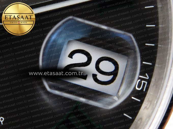 DATEJUST 36 SS 126200 VSF 1:1 BEST EDITION 904L STEEL GRAY DIAL GREEN ROMAN ON JUBILEE BRACELET VS3235 - Görsel 11