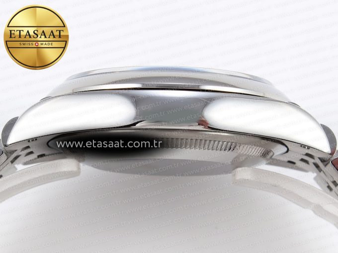 DATEJUST 36 SS 126200 VSF 1:1 BEST EDITION 904L STEEL GRAY DIAL GREEN ROMAN ON JUBILEE BRACELET VS3235 - Görsel 14