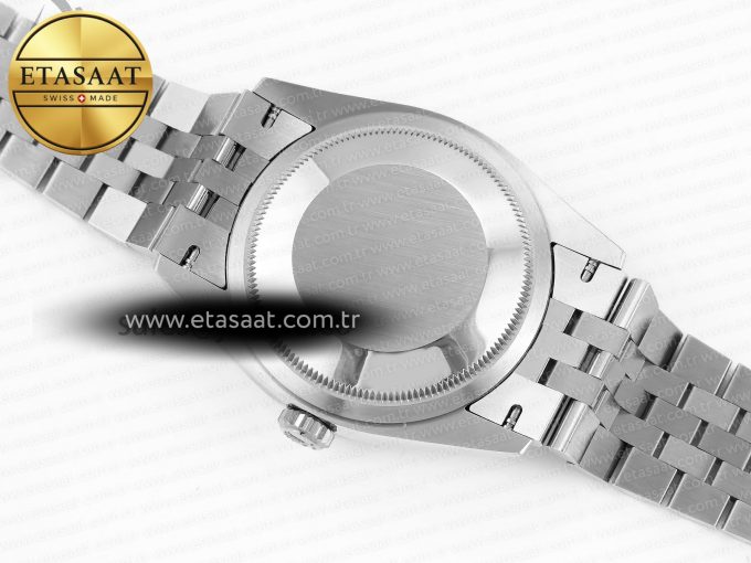 DATEJUST 36 SS 126200 VSF 1:1 BEST EDITION 904L STEEL GRAY DIAL GREEN ROMAN ON JUBILEE BRACELET VS3235 - Görsel 17