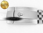 DATEJUST 36 SS 126200 VSF 1:1 BEST EDITION 904L STEEL GRAY DIAL GREEN ROMAN ON JUBILEE BRACELET VS3235 - Görsel 30