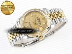 DATEJUST 36 SS 126233 BP MAKER 1:1 BEST EDITION YG TEXTURED DIAL ON SS/YG JUBILEE BRACELET A2824 - Görsel 5