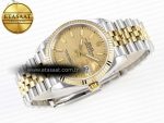 DATEJUST 36 SS 126233 BP MAKER 1:1 BEST EDITION YG TEXTURED DIAL ON SS/YG JUBILEE BRACELET A2824 - Görsel 5