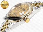 DATEJUST 36 SS 126233 BP MAKER 1:1 BEST EDITION YG TEXTURED DIAL ON SS/YG JUBILEE BRACELET A2824 - Görsel 6