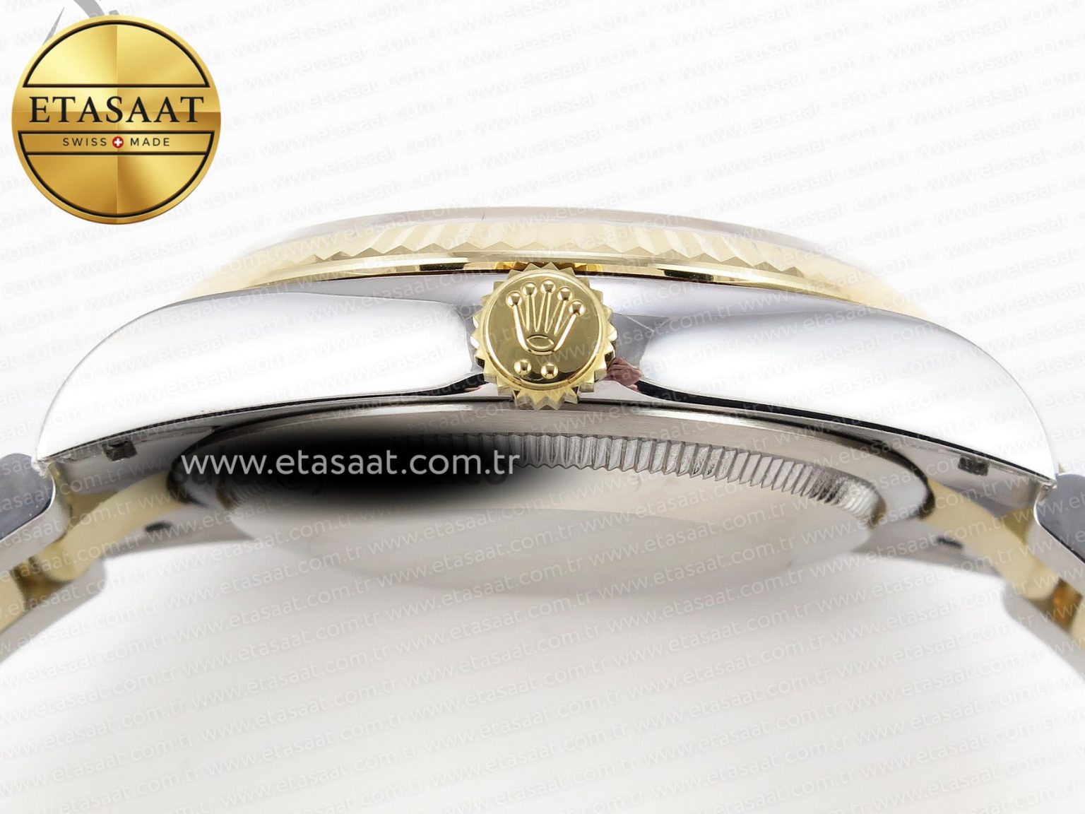 DATEJUST 36 SS 126233 BP MAKER 1:1 BEST EDITION YG TEXTURED DIAL ON SS/YG OYSTER BRACELET A2824 - Görsel 12