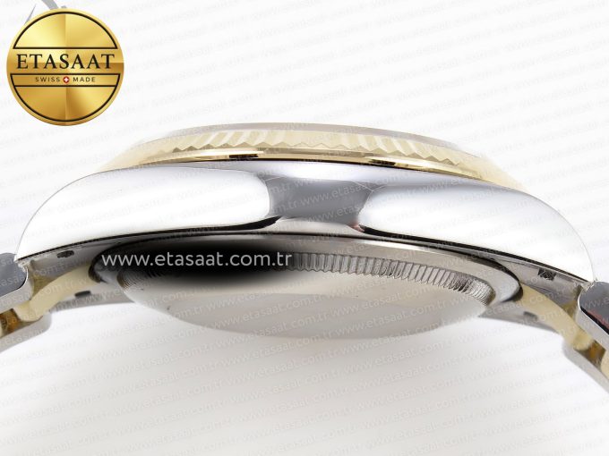 DATEJUST 36 SS 126233 BP MAKER 1:1 BEST EDITION YG TEXTURED DIAL ON SS/YG OYSTER BRACELET A2824 - Görsel 13