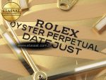 DATEJUST 36 SS 126233 BP MAKER 1:1 BEST EDITION YG TEXTURED DIAL ON SS/YG OYSTER BRACELET A2824 - Görsel 8