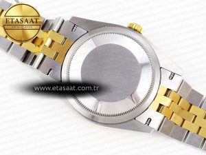 ROLEX DATEJUST STEEL YG TEXTURED DIAMONDS VS3235 - Görsel 15