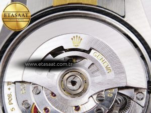 ROLEX DATEJUST STEEL YG TEXTURED DIAMONDS VS3235 - Görsel 19