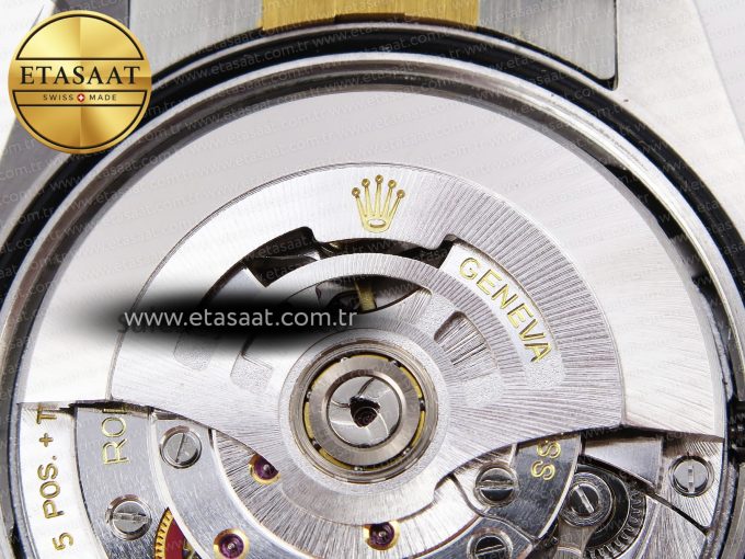 ROLEX DATEJUST STEEL YG TEXTURED DIAMONDS VS3235 - Görsel 19