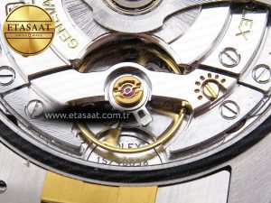 ROLEX DATEJUST STEEL YG TEXTURED DIAMONDS VS3235 - Görsel 21