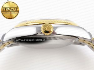 ROLEX DATEJUST STEEL YG TEXTURED DIAMONDS VS3235 - Görsel 9